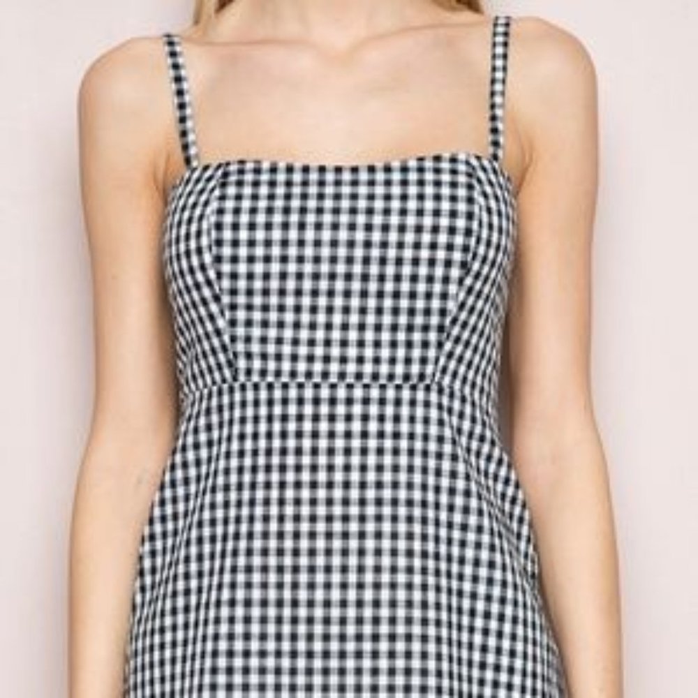 Adika checkered dress